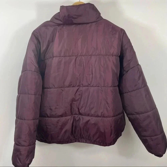Abound Burgundy Puffer Jacket - Picture 10 of 12